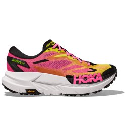Кросівки Hoka Mafate X M - рожево/жовто/чорні