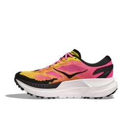 Кросівки Hoka Mafate X M - рожево/жовто/чорні