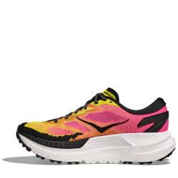 Кросівки Hoka Mafate X W - рожево/жовті/чорні