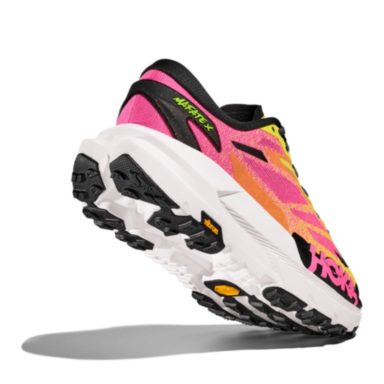 Кросівки Hoka Mafate X W - рожево/жовті/чорні