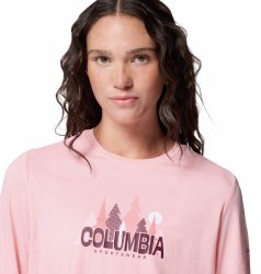 Футболка Columbia Ruby Springs™ Graphic LS W - рожева