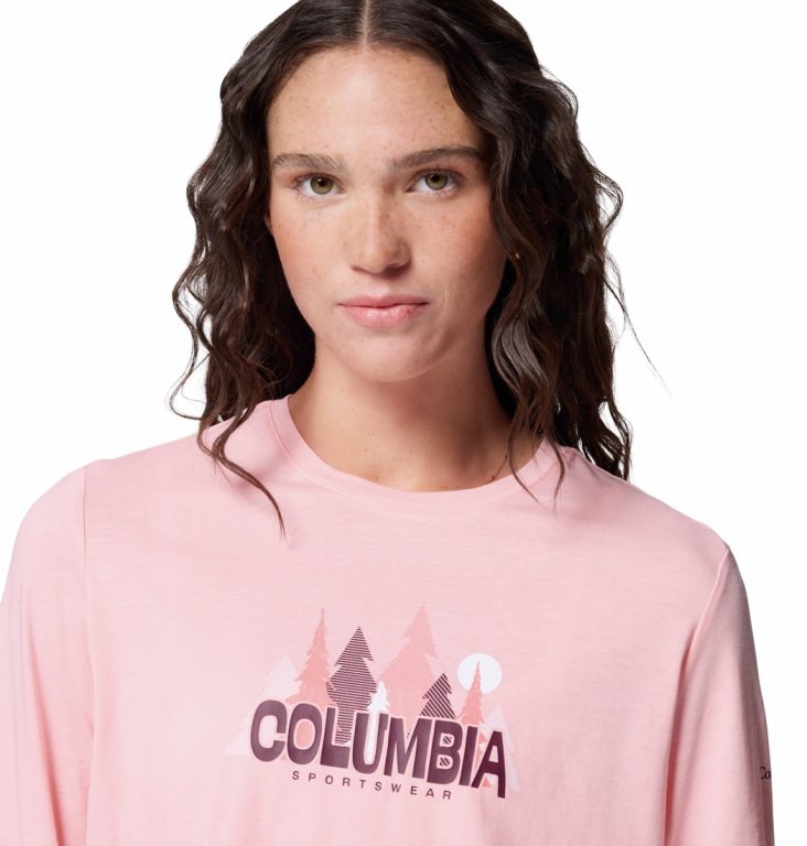 Футболка Columbia Ruby Springs™ Graphic LS W - рожева