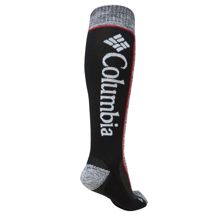 Шкарпетки Columbia Thermolite® Color Block Ski MW Sock - червоно/сірі