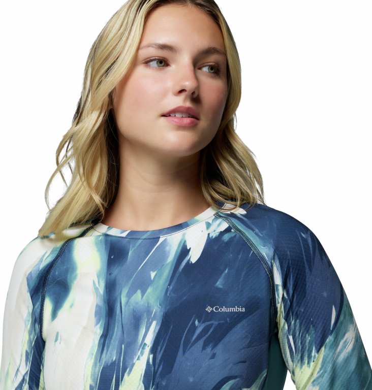 Футболка Columbia Omni-Heat Infinity™ Knit LS Crew W - синьо/біла