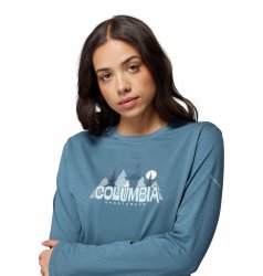 Футболка Columbia Ruby Springs™ Graphic LS Tee W - синя