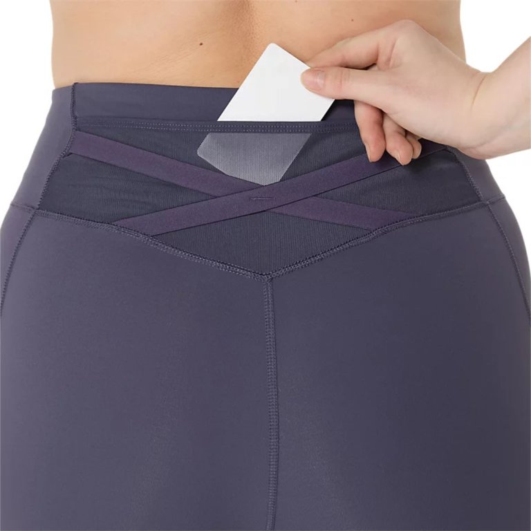 Легінси Asics Nagino Run Adjustable Tight W - фіолетові