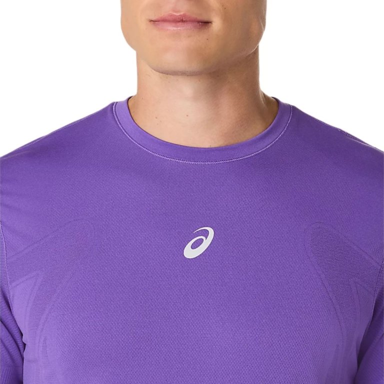Футболка Asics Road Seamless SS Top M - фіолетова