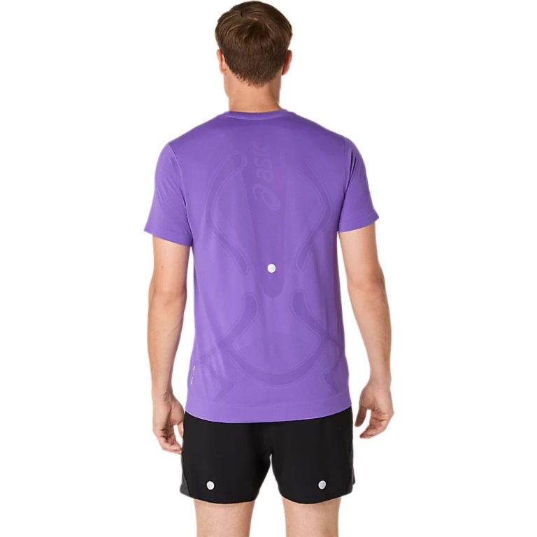 Футболка Asics Road Seamless SS Top M - фіолетова