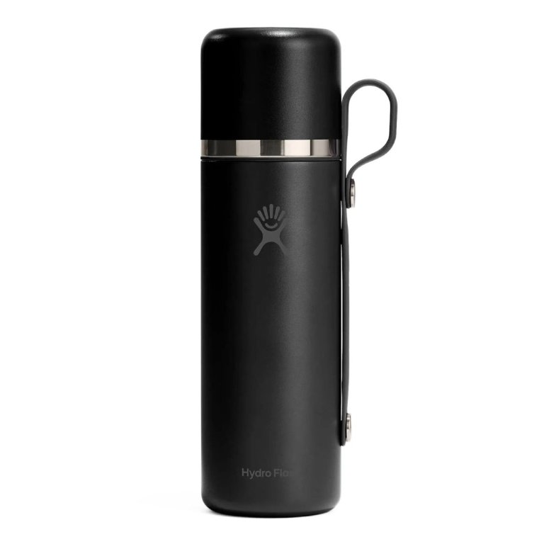 Термос з чашкою Hydro Flask 28 унцій (828 мл) - чорний
