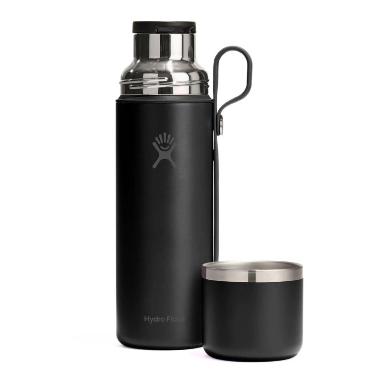 Термос з чашкою Hydro Flask 28 унцій (828 мл) - чорний
