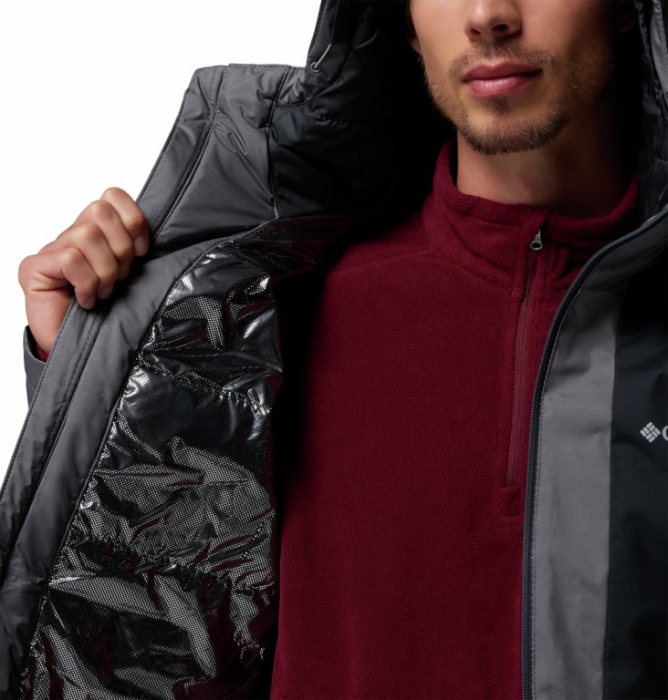 Куртка Columbia Point Park™ II Insulated Jacket M - сіро/чорна
