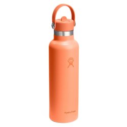 Термос Hydro Flask 21 унція (621 мл) Standard Flex Straw Cover - помаранчевий