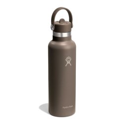 Термопляшка Hydro Flask 21 унція (621 мл) Standard Flex Straw Cover - коричнева