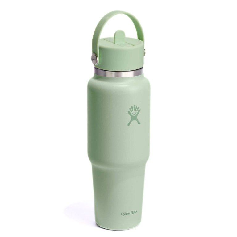 Пляшка Hydro Flask 32 унції (946 мл) Wide Flex Straw Travel Bottle - зелена