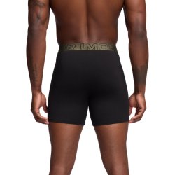 Боксерки Under Armour UA Perf Cotton 6In 3Pk M - чорно/зелені