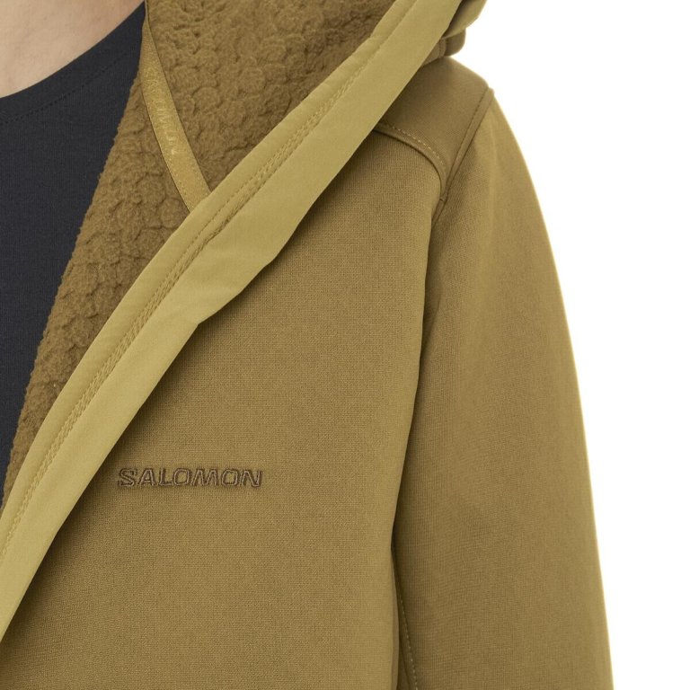 Куртка Salomon Outline Warm Fleece HD W - жовта