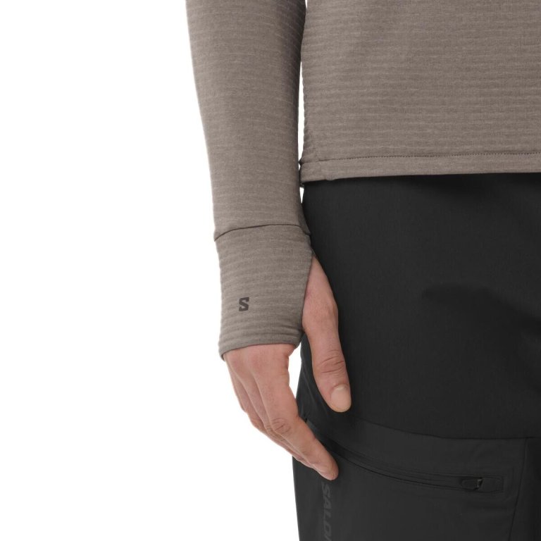 Світшот Salomon Essential Lightwarm CN M - сірий