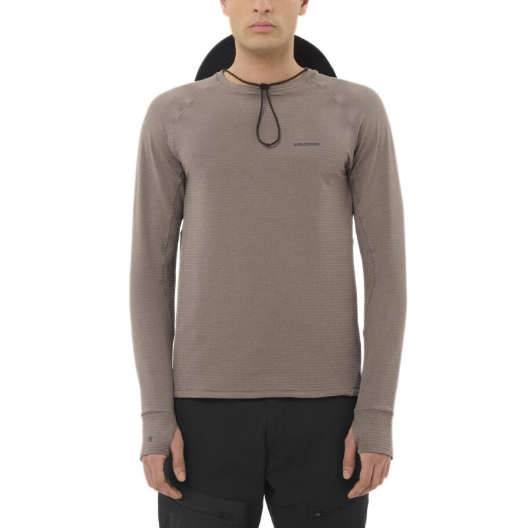 Світшот Salomon Essential Lightwarm CN M - сірий