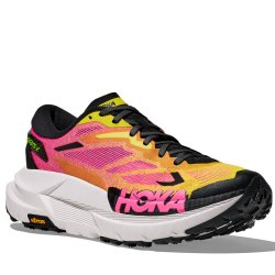 Кросівки Hoka Mafate X M - рожево/жовто/чорні