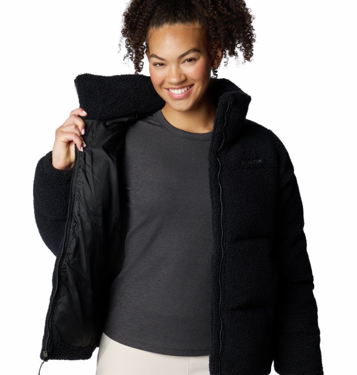Куртка Columbia Puffect™ Sherpa Jacket W - чорна