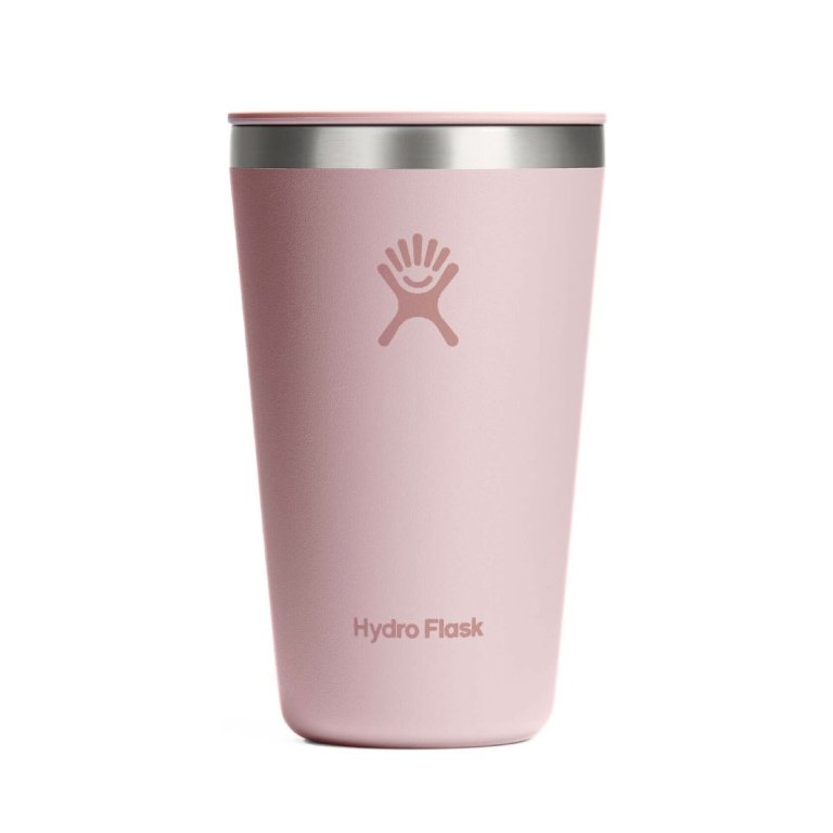 Термостакан Hydro Flask 16 унцій (473 мл) All Around Tumbler Press-In Lid - рожевий