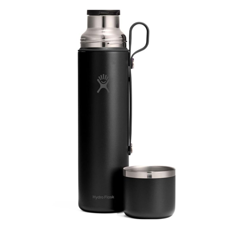 Термос з чашкою Hydro Flask 36 унцій (1,06 мл) - чорний
