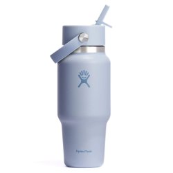 Термос Hydro Flask 24 унції (709 мл) Wide Flex Straw Travel Bottle - світло-блакитний