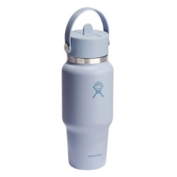 Термос Hydro Flask 24 унції (709 мл) Wide Flex Straw Travel Bottle - світло-блакитний