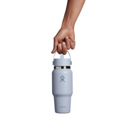 Термос Hydro Flask 24 унції (709 мл) Wide Flex Straw Travel Bottle - світло-блакитний