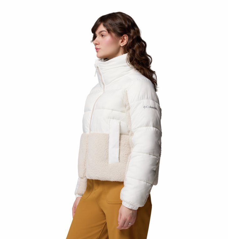 Куртка Columbia Leadbetter Point™ II Sherpa Hybrid W - біло/бежева