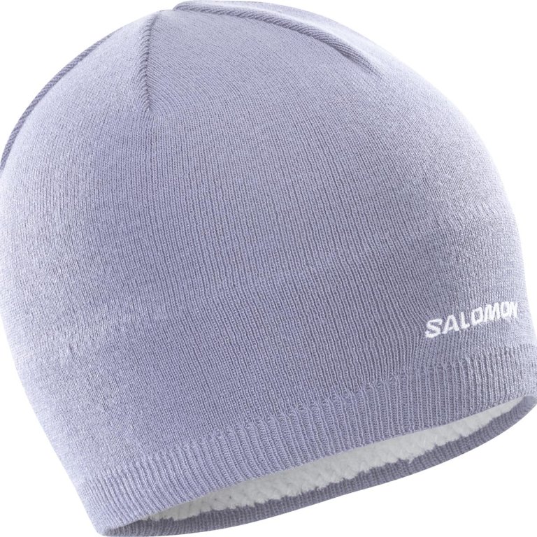 Шапка Salomon Beanie - світло-фіолетова