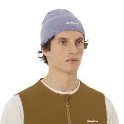 Шапка Salomon Beanie - світло-фіолетова