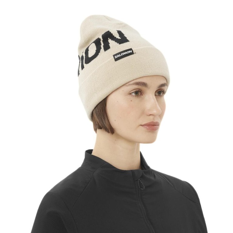 Шапка Salomon Hermitage Beanie - бежева