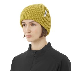 Шапка Salomon Snowbird Beanie - жовта