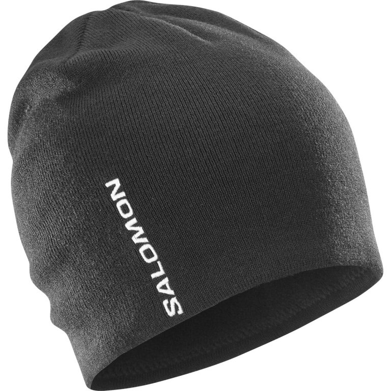 Шапка Salomon Graphic Beanie - чорна