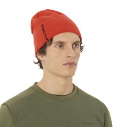 Шапка Salomon Graphic Beanie - червона