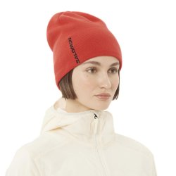 Шапка Salomon Graphic Beanie - червона