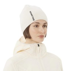 Шапка Salomon Graphic Beanie - біла