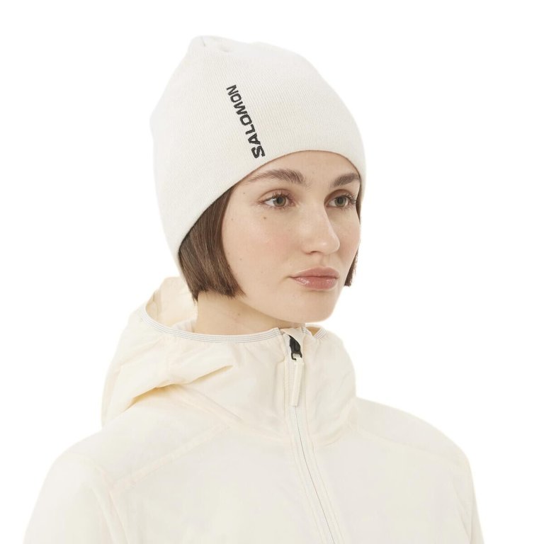Шапка Salomon Graphic Beanie - біла