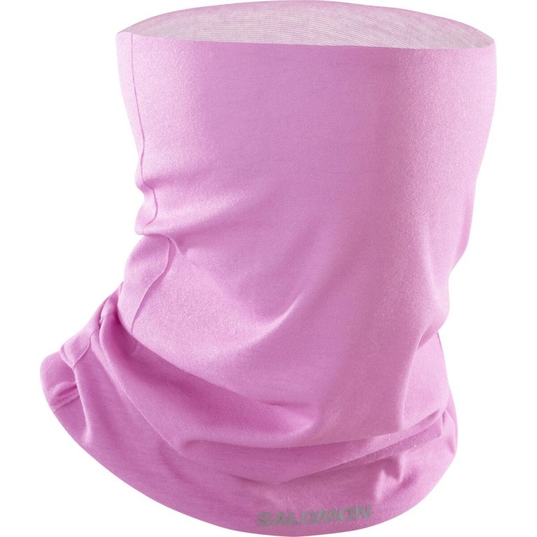 Баф Salomon Cross Neck&amp;Head Tube Neckwarmer - рожевий