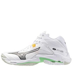 Кросівки Mizuno Wave Lightning Z8 Mid - біло/зелені