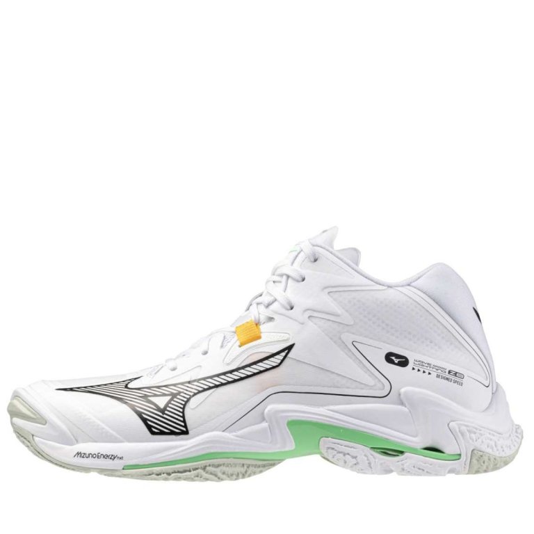 Кросівки Mizuno Wave Lightning Z8 Mid - біло/зелені