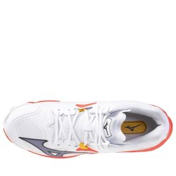 Кросівки Mizuno Wave Lightning Z8 Mid - біло/помаранчеві