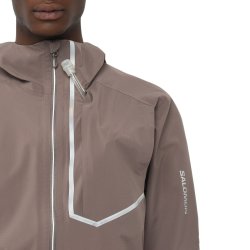 Bunda Salomon Bonatti Trail Jkt M - hnedá