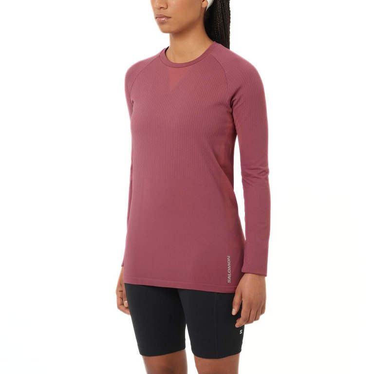 Футболка Salomon Sense Aero Seamless Tee W - рожева