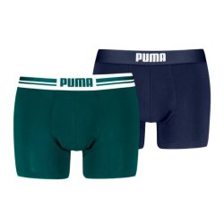 Боксерки Puma Everyday Placed Logo Boxer 2 Pack M - зелено/сині