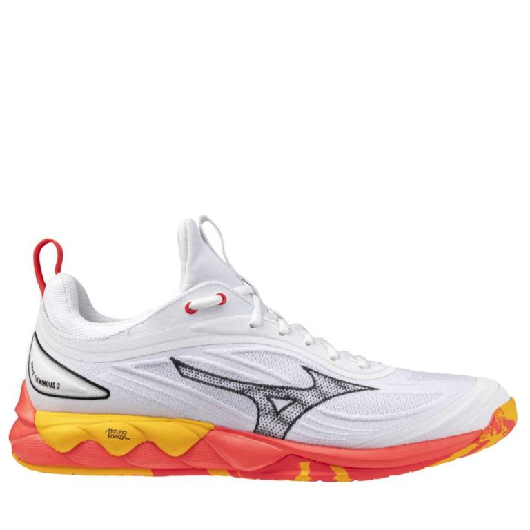 Кросівки Mizuno Wave Luminous 3 - біло/помаранчеві