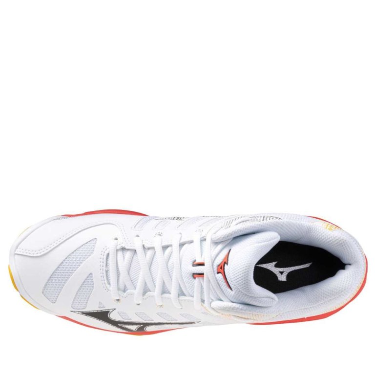 Кросівки Mizuno Wave Voltage 2 Mid - біло/помаранчеві