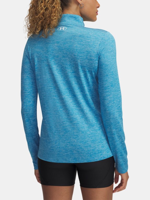 Футболка Under Armour Tech 1/2 Zip- Twist Wmn Blue
