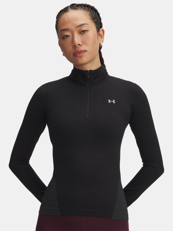 Футболка Under Armour Vanish Seamless 1/4 Zip Wmn Black